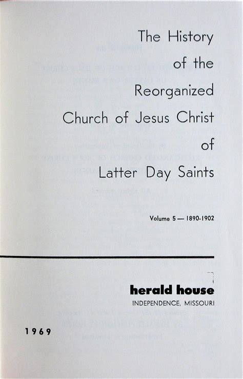 History of The Church of Jesus Christ of Latter.